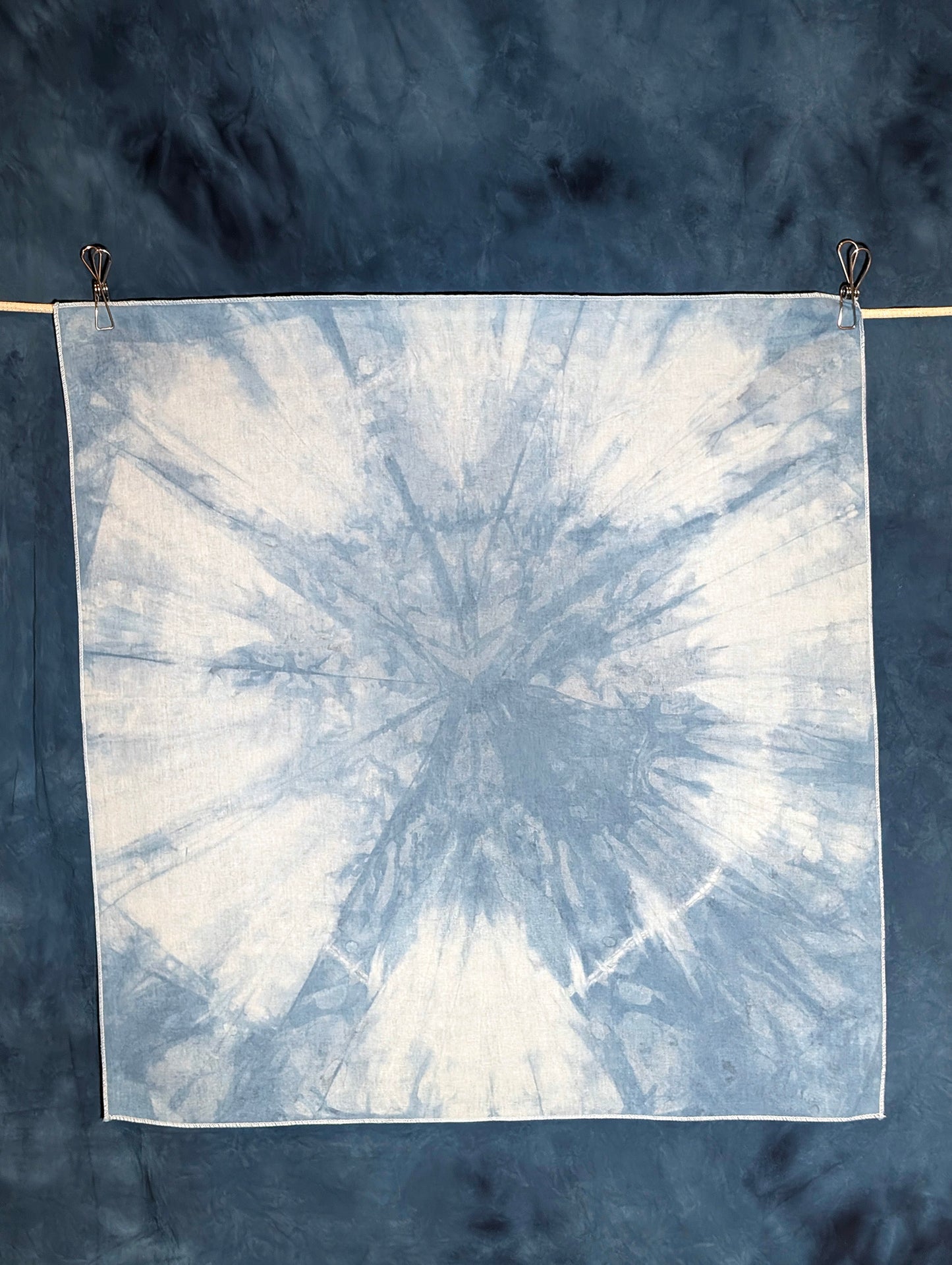 Bandana - Indigo-Dyed Cotton - Eclipse
