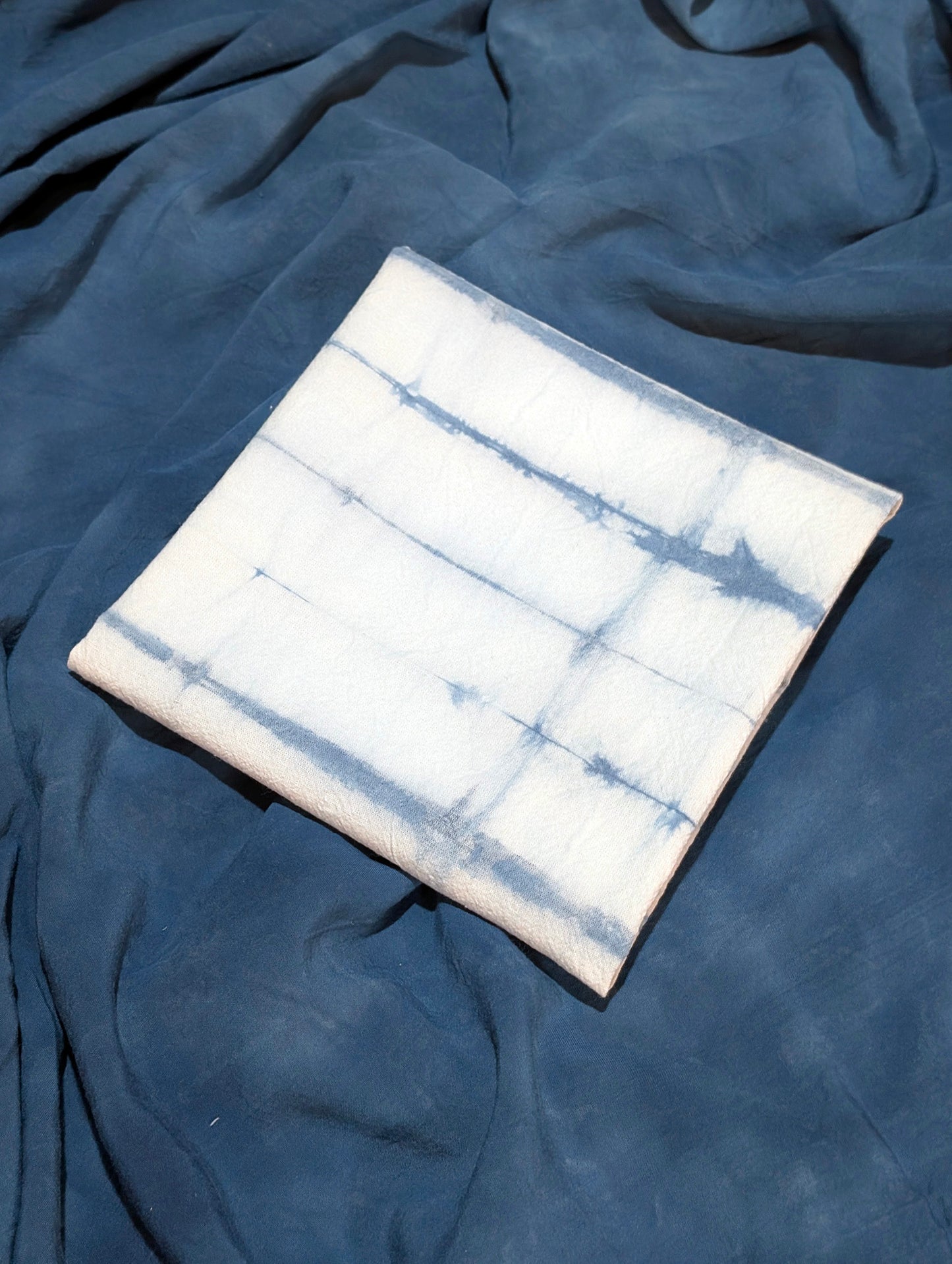 Striped Dish Towels - Indigo-Dyed Cotton Flour Sack Dish Towel Single